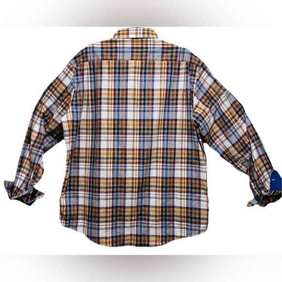 Southern Pines Men’s Autumn Plaid Colored Long Sleeve Shirt. Size xxl. NWOT - Picture 4 of 7
